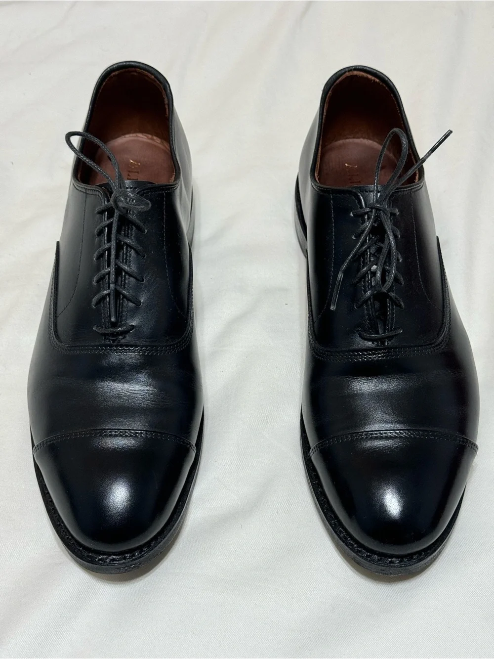 Allen Edmonds Park Ave (Black) Cap-Toe Oxford dress shoes